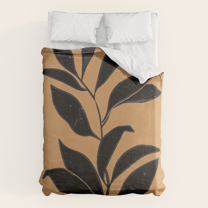 Abstract Art /Minimal Plant 79 Duvet Cover Gallery Image 1