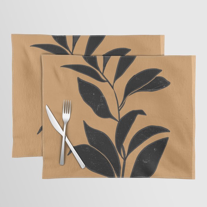 Abstract Art /Minimal Plant 79 Placemat Gallery Image 1