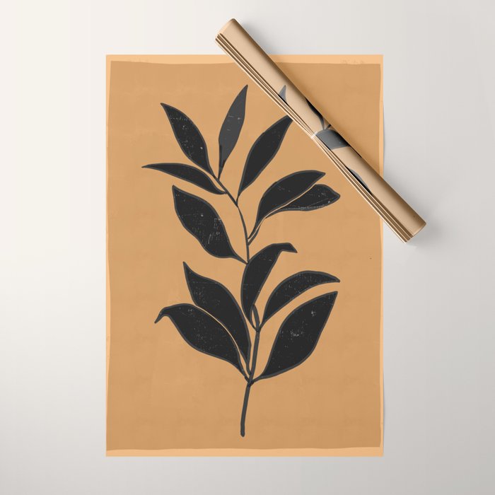 Abstract Art /Minimal Plant 79 Wrapping Paper Gallery Image 1