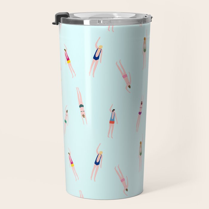 Swimmers in the pool Travel Mug Gallery Image 3