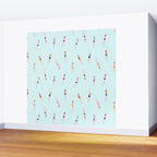 Swimmers in the pool Wall Mural Gallery Image 2