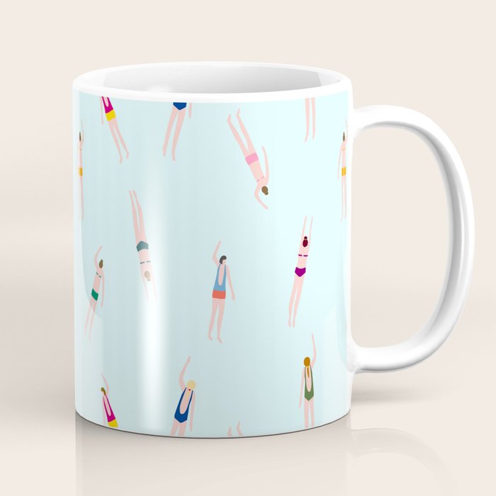 Swimmers in the pool Coffee Mug Gallery Image 1