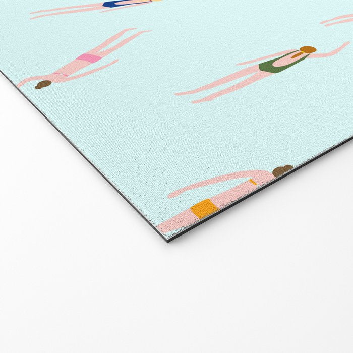 Swimmers in the pool Welcome Mat Gallery Image 2