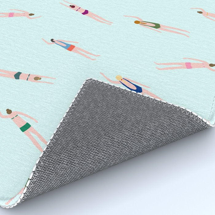 Swimmers in the pool Rug Gallery Image 4