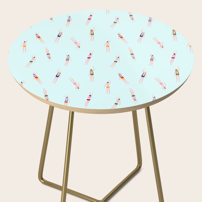 Swimmers in the pool Side Table Gallery Image 2