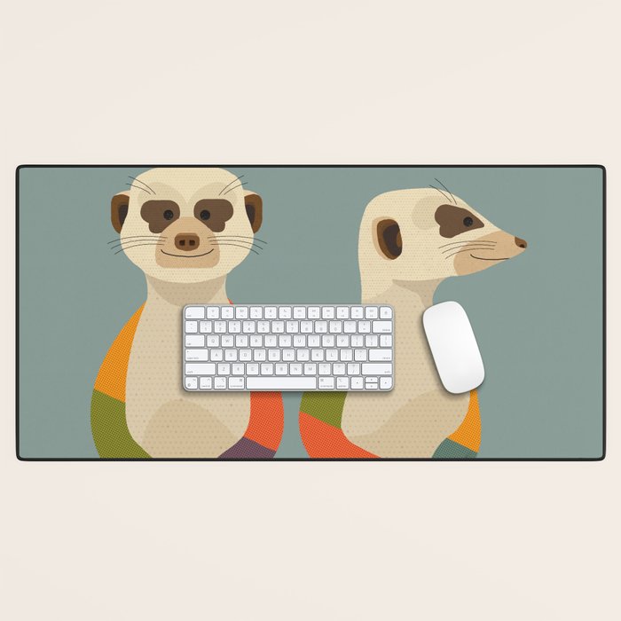 Meerkats Desk Mat Gallery Image 1
