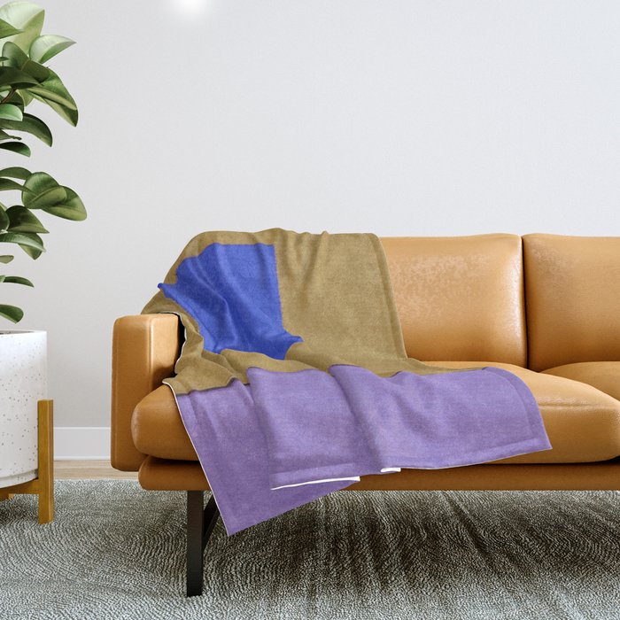 Color Play #2 Throw Blanket Gallery Image 1