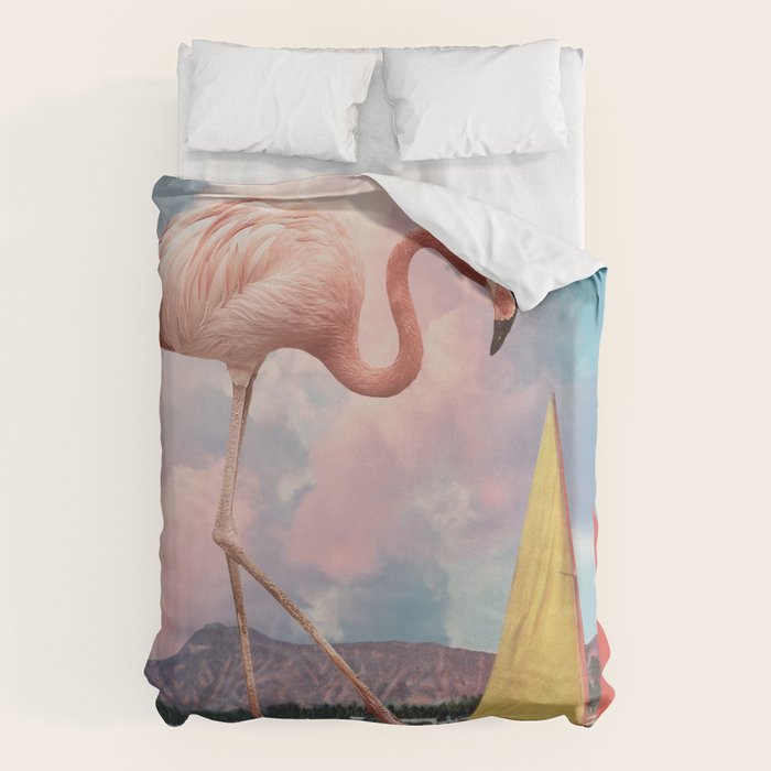 Flamingo Playground Duvet Cover
