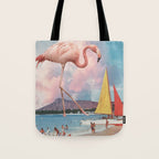 Flamingo Playground Tote Bag Gallery Image 1