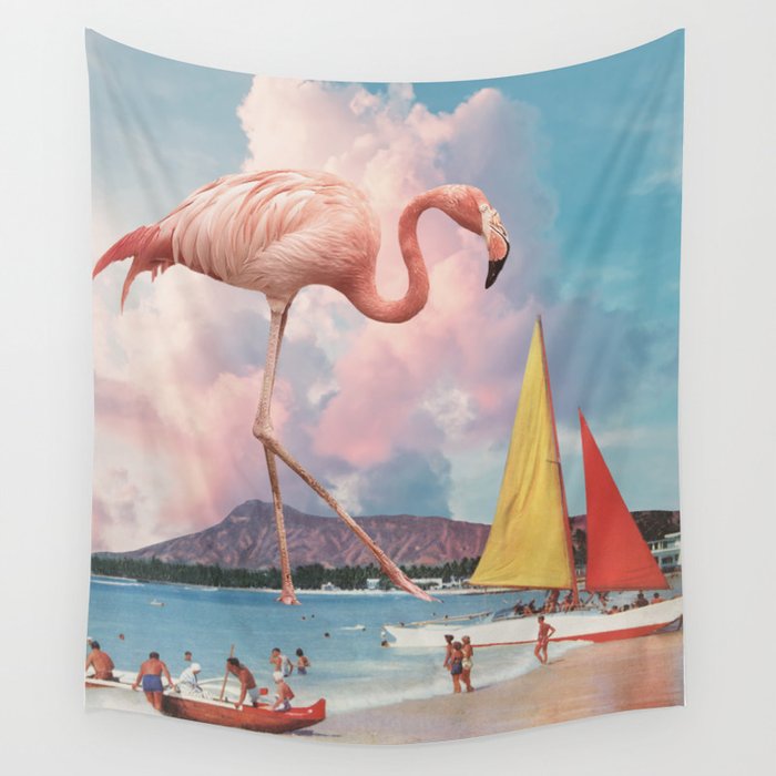 Flamingo Playground Wall Tapestry Gallery Image 4