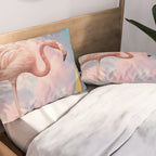 Flamingo Playground Pillow Sham Gallery Image 2