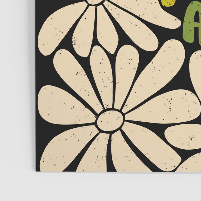 Retro Floral Lettering - You can always try again Poster Gallery Image 3