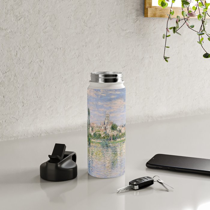 Vetheuil in Summer 1880 by Claude Monet Water Bottle Gallery Image 5