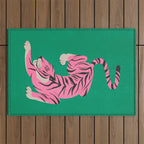 The Chase 2: Pink Tiger Edition Outdoor Rug Gallery Image 1