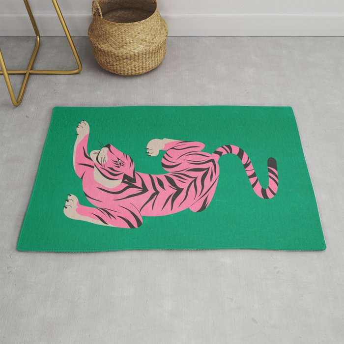 The Chase 2: Pink Tiger Edition Rug Gallery Image 1