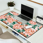 Red foxes in the rose bushes 24 Desk Mat Gallery Image 2
