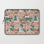 Red foxes in the rose bushes 24 Laptop Sleeve Gallery Image 1