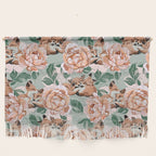 Red foxes in the rose bushes 24 Wall Hanging Gallery Image 1