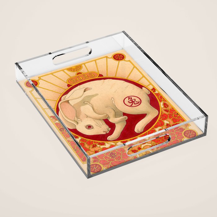 Year of the Rabbit 2023 Acrylic Tray Gallery Image 1