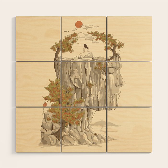 A Beautiful Mind Wood Wall Art Gallery Image 1