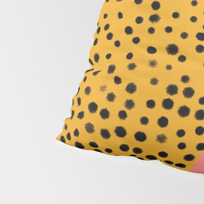 Cheetah & Peach | PATTERN 04: The Retro Edition Pillow Sham Gallery Image 4