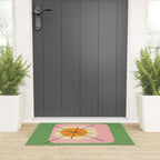 Flower Eggs Green-Pink Welcome Mat Gallery Image 3