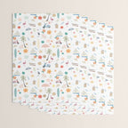 Fun beach pattern Wrapping Paper Gallery Image 3