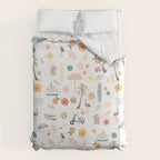 Fun beach pattern Duvet Cover Gallery Image 6