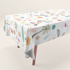 Fun beach pattern Tablecloth Gallery Image 1