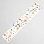 Fun beach pattern Table Runner Gallery Image 3