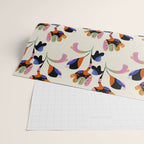 abstract whimsical flower minimal Wrapping Paper Gallery Image 2