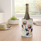 abstract whimsical flower minimal Wine Chiller Gallery Image 4