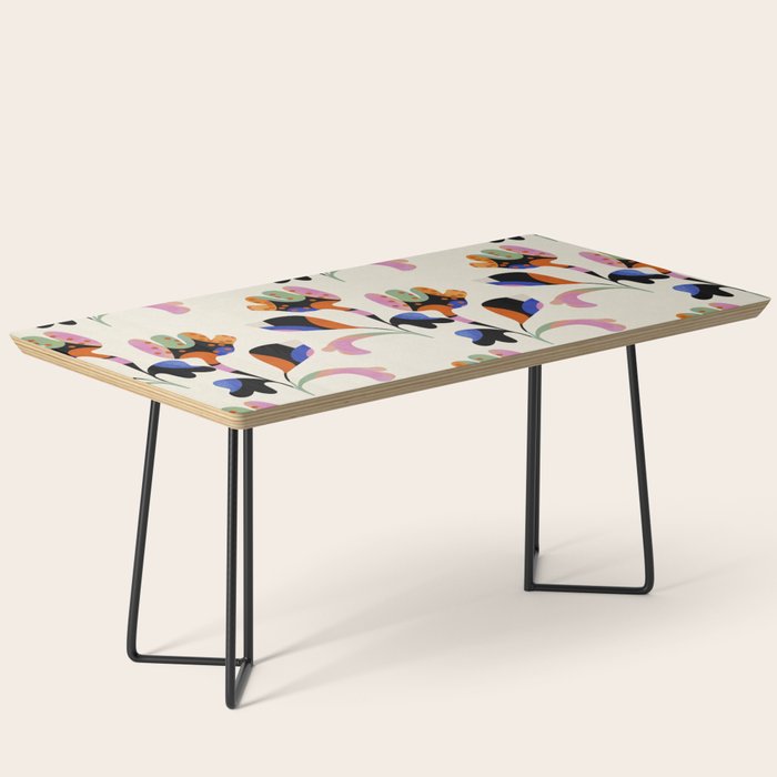 abstract whimsical flower minimal Coffee Table Gallery Image 1