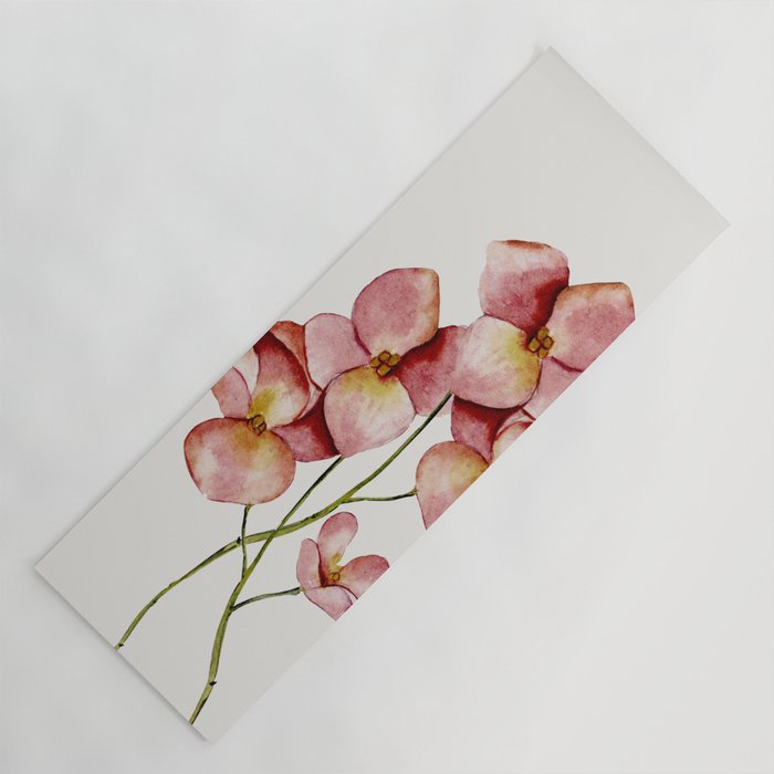 Soft Flowers Yoga Mat Gallery Image 1