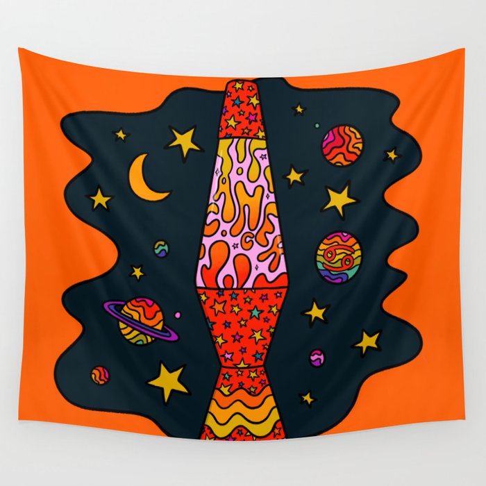 Cancer Lava Lamp Wall Tapestry Gallery Image 1