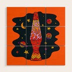 Cancer Lava Lamp Wood Wall Art Gallery Image 1