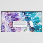 Multicolor quartz texture Desk Mat Gallery Image 1