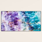Multicolor quartz texture Desk Mat Gallery Image 3