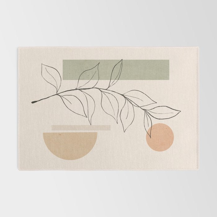 Abstract Minimal -Plant 11 Rug Gallery Image 2