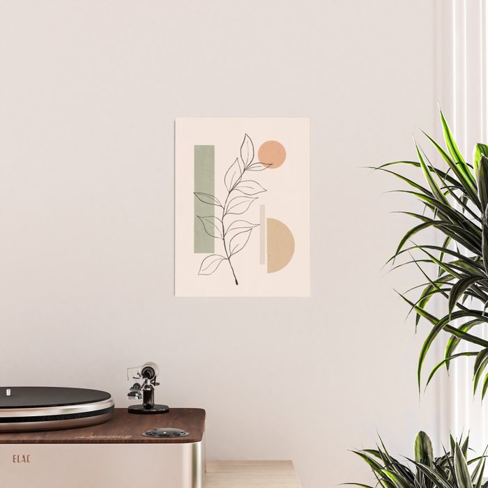 Abstract Minimal -Plant 11 Poster Gallery Image 2