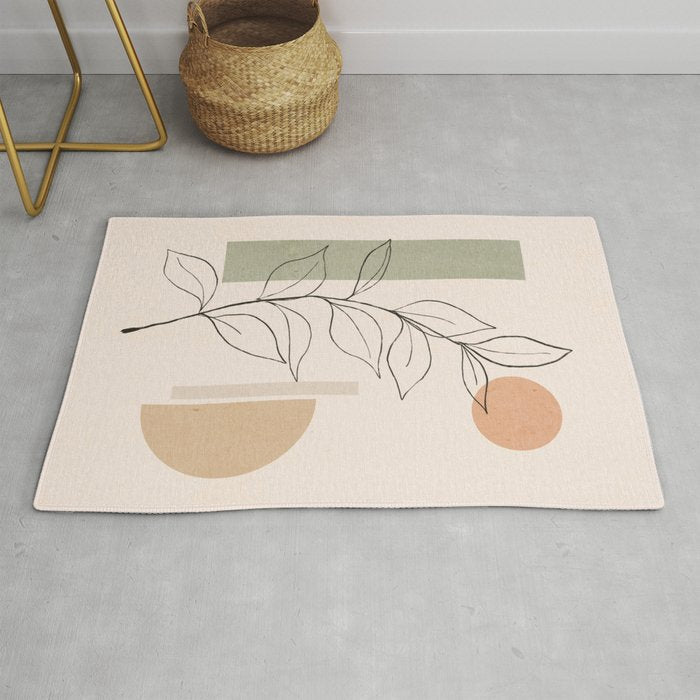 Abstract Minimal -Plant 11 Rug Gallery Image 1