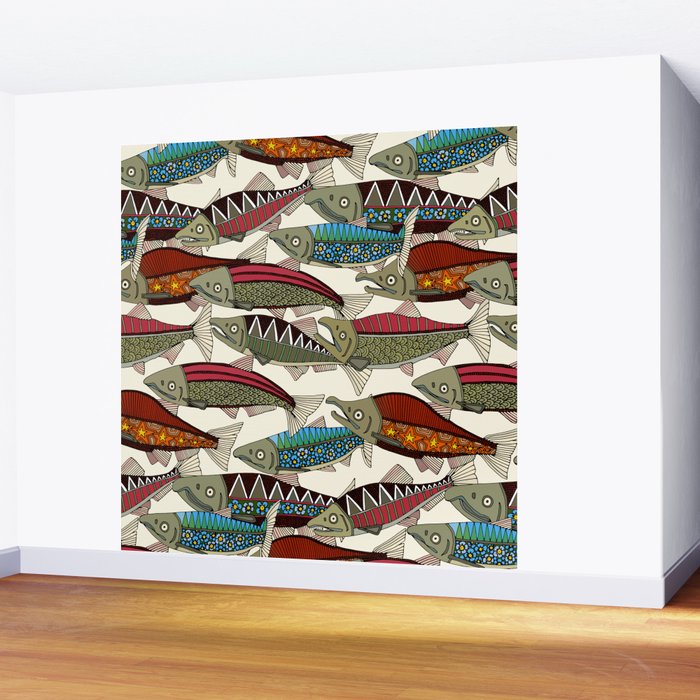 Alaskan salmon pearl Wall Mural Gallery Image 2