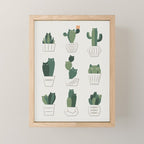 Cat and Plant 20: Cattus Mini Art Print Gallery Image 1