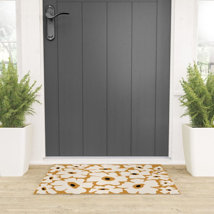 Boho botanicl summer 2 Welcome Mat Gallery Image 3