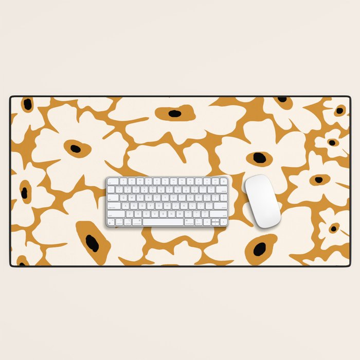 Boho botanicl summer 2 Desk Mat Gallery Image 1
