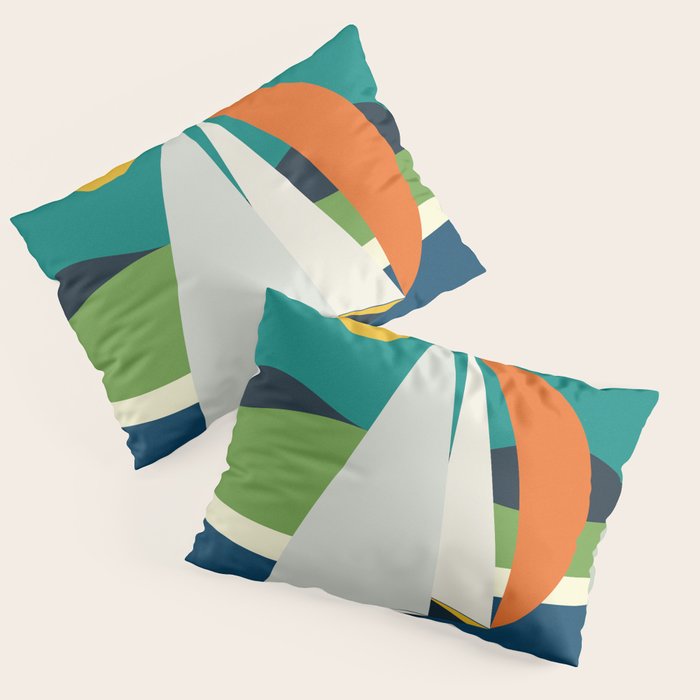 mid century sails Pillow Sham Gallery Image 3