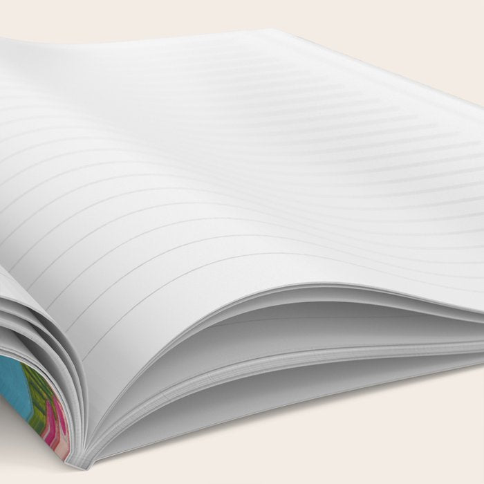 Woman with flower bouquet Notebook Gallery Image 2