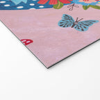 Woman with flower bouquet Welcome Mat Gallery Image 2