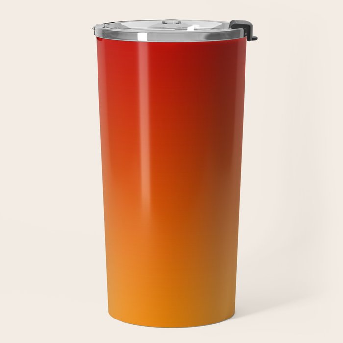Red Orange Gradient Travel Mug Gallery Image 2