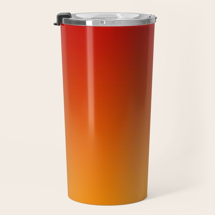 Red Orange Gradient Travel Mug Gallery Image 3